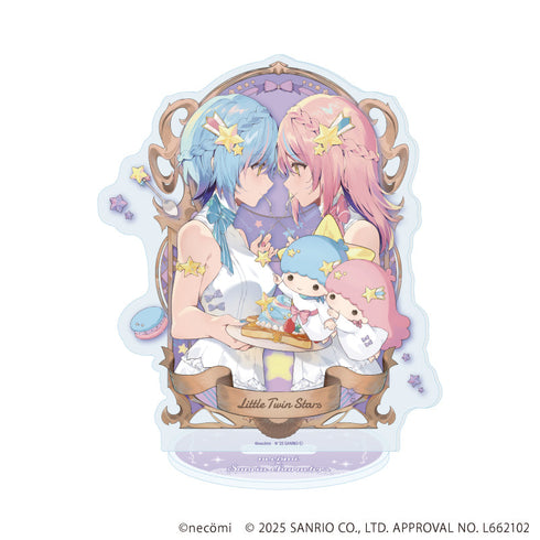 『necomi×サンリオキャラクターズ』アクリルスタンド06/リトルツインスターズ(コラボイラスト)